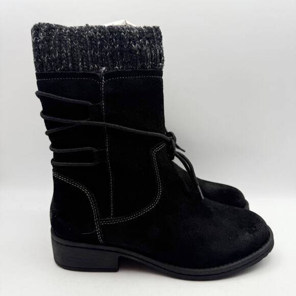 Comfortiva Womens Salem Casual Boots US 7 WIDE EU 38 Black Suede Waterproof NIB - Picture 4 of 12